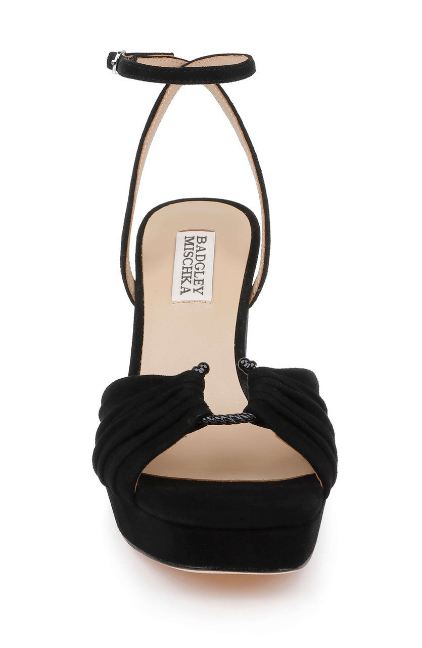 Veda Platform Block Heel Sandal with Ankle Strap