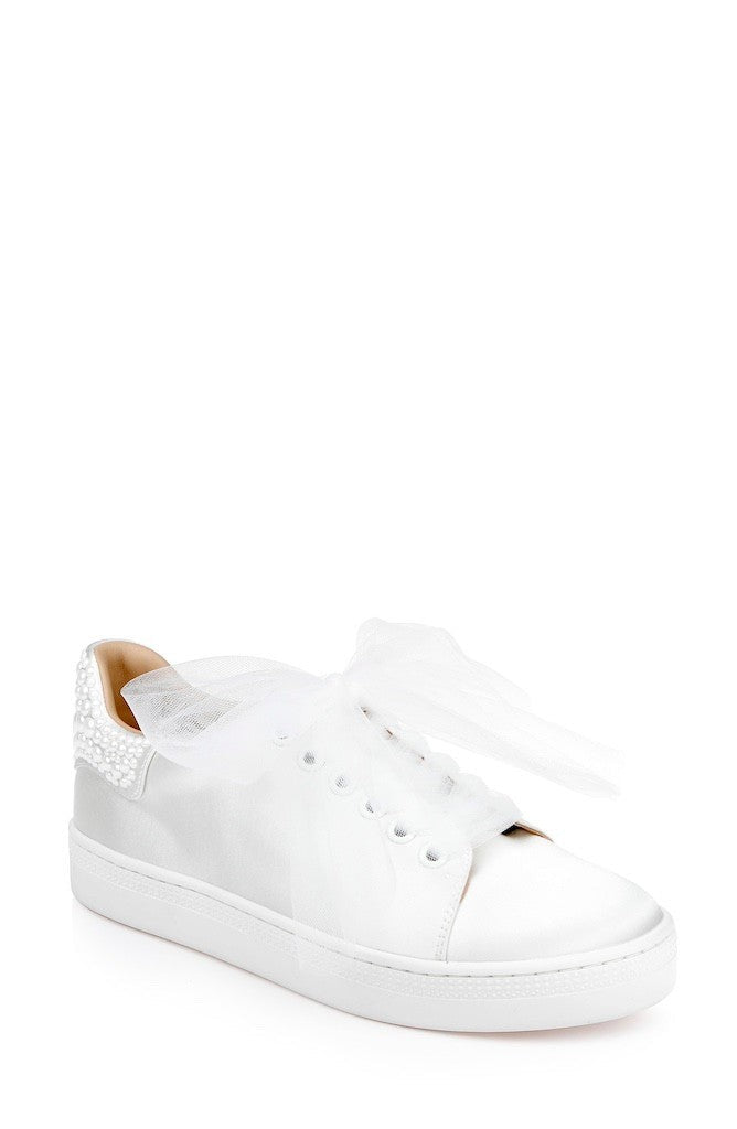 Gem Dressy Satin Sneakers
