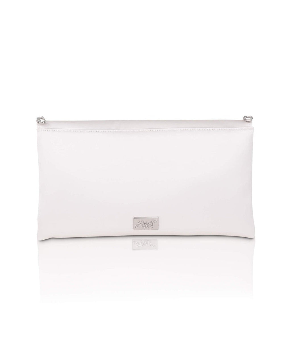 Mika Mixed Crystal Satin Envelope Clutch