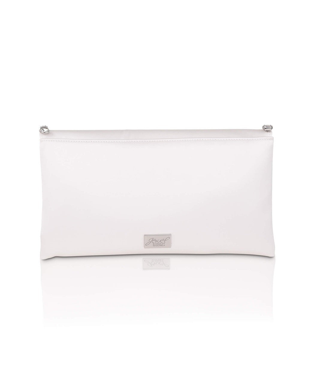 Mika Mixed Crystal Satin Envelope Clutch