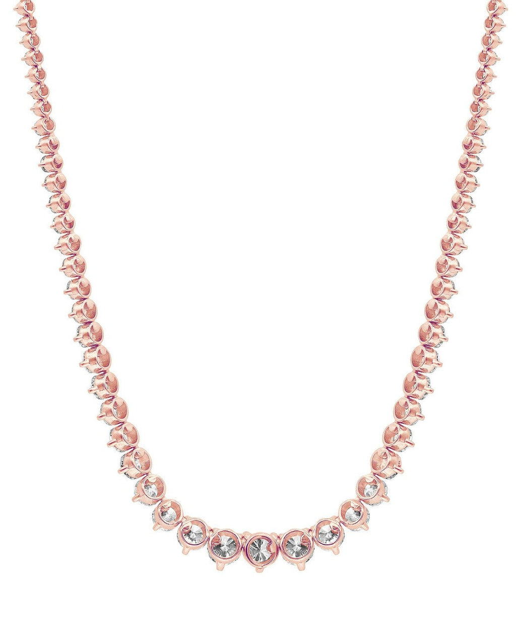 15CTTW Diamond Graduated Collar Necklace