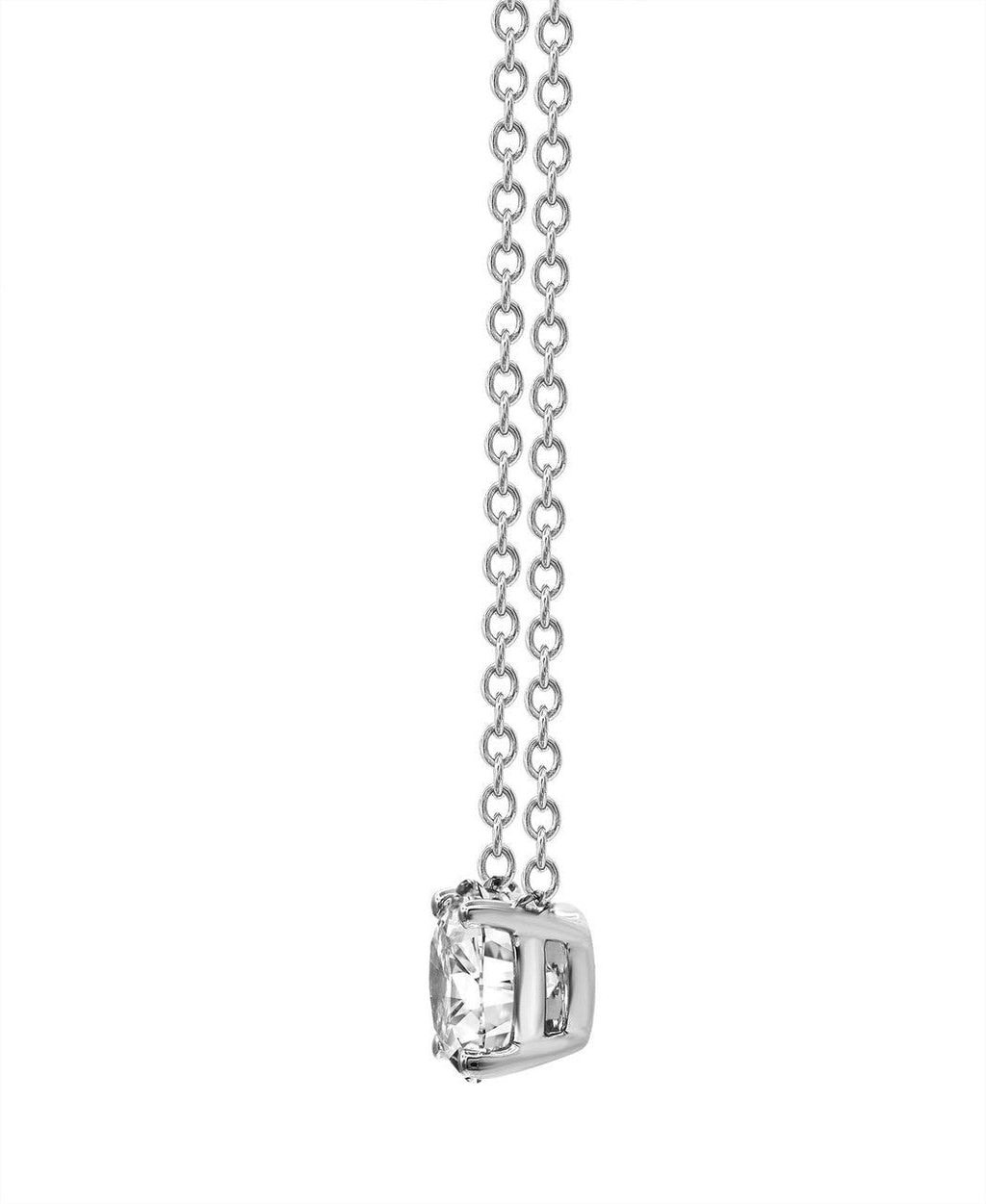 Diamond Pendant Solitaire Plus Necklace