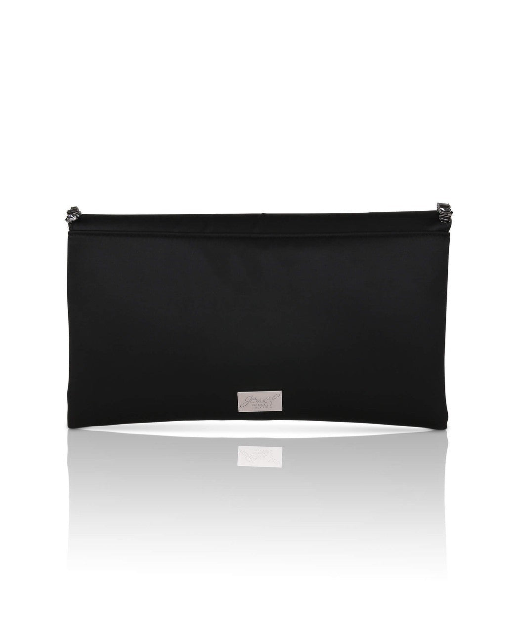 Mika Mixed Crystal Satin Envelope Clutch