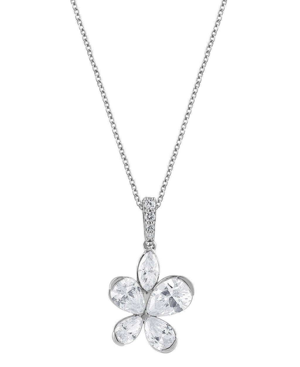 Diamond Butterfly Pendant Necklace