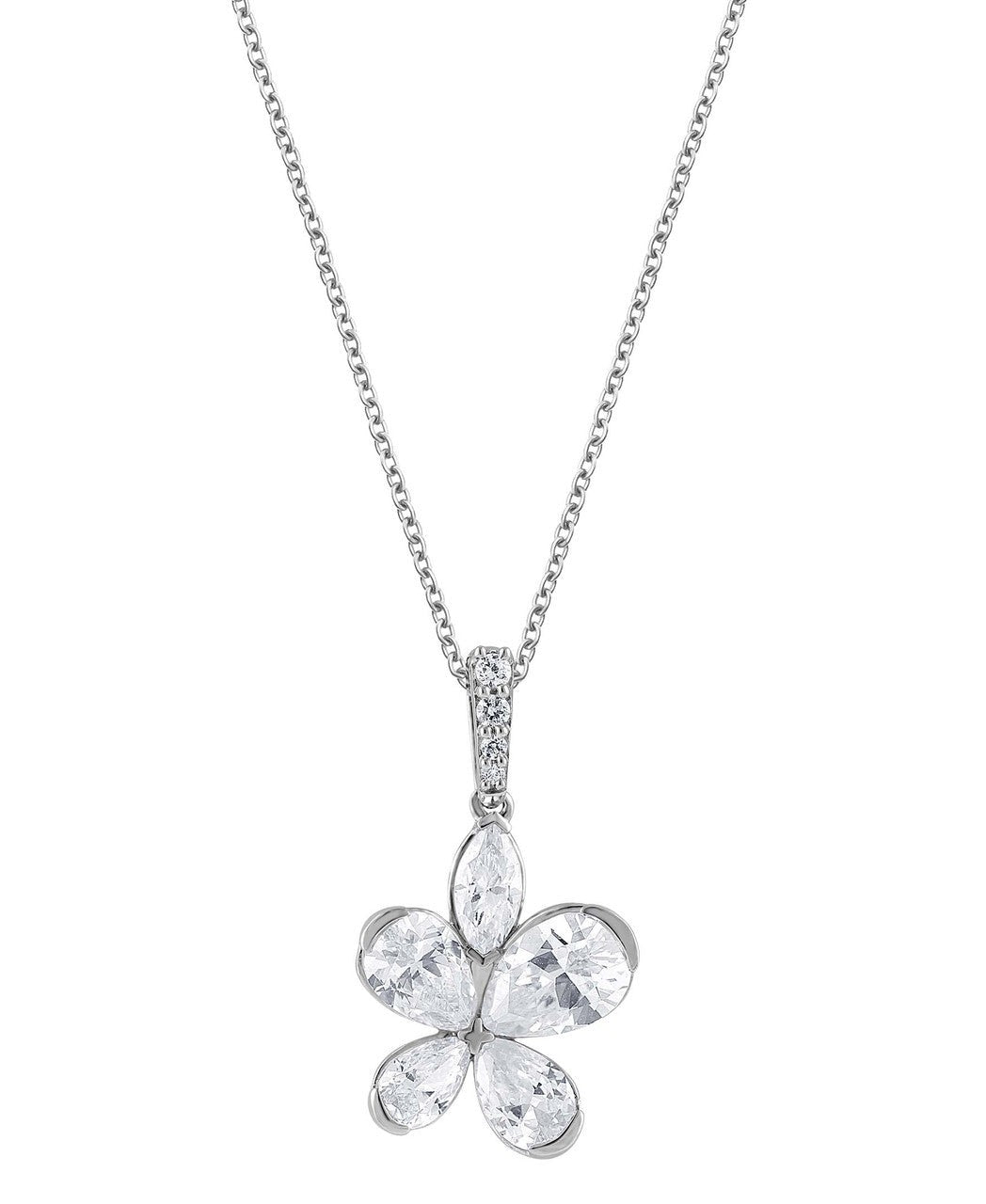 Diamond Butterfly Pendant Necklace