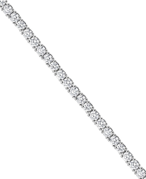 4CTTW Round Cut Diamond Tennis Bracelet
