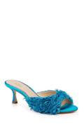 Scarlet Kitten Heel Mule Sandals
