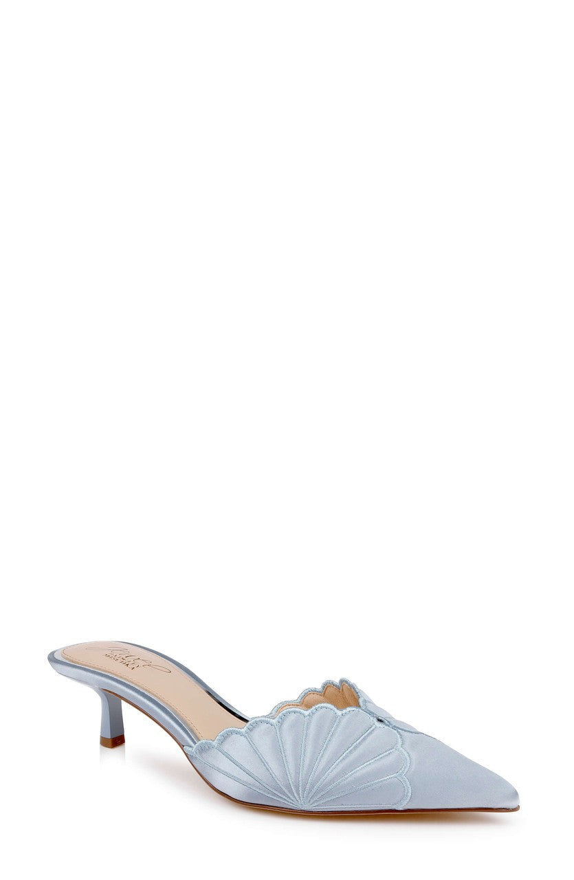 Palmer Pointed Toe Kitten Heel Mules