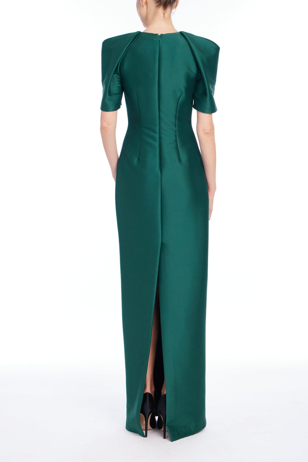 V Neck Sleeve Gown