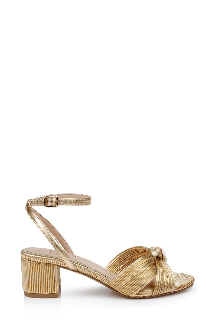 Hudson Pleated Sandal