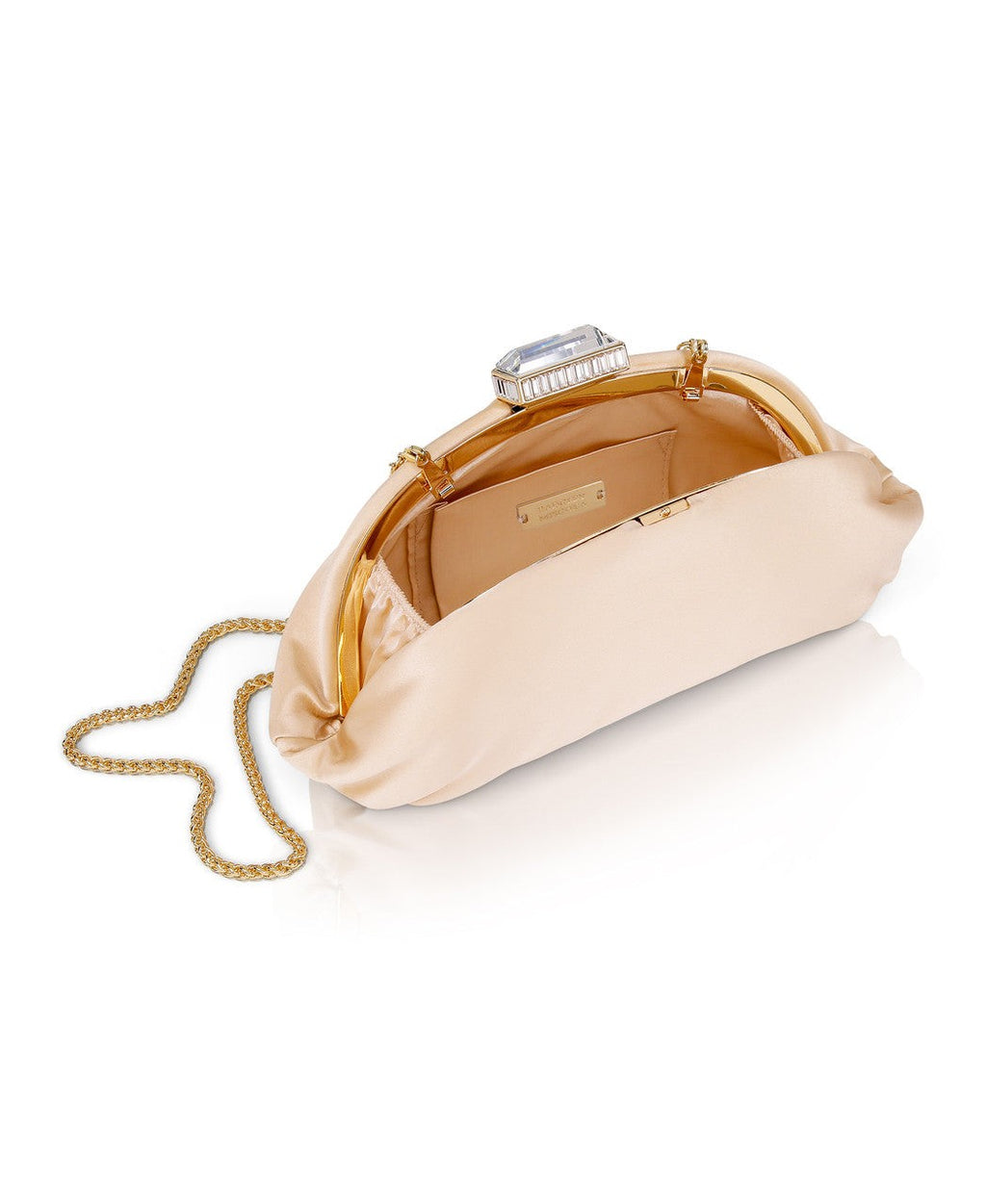Leia Satin Pouch Clutch