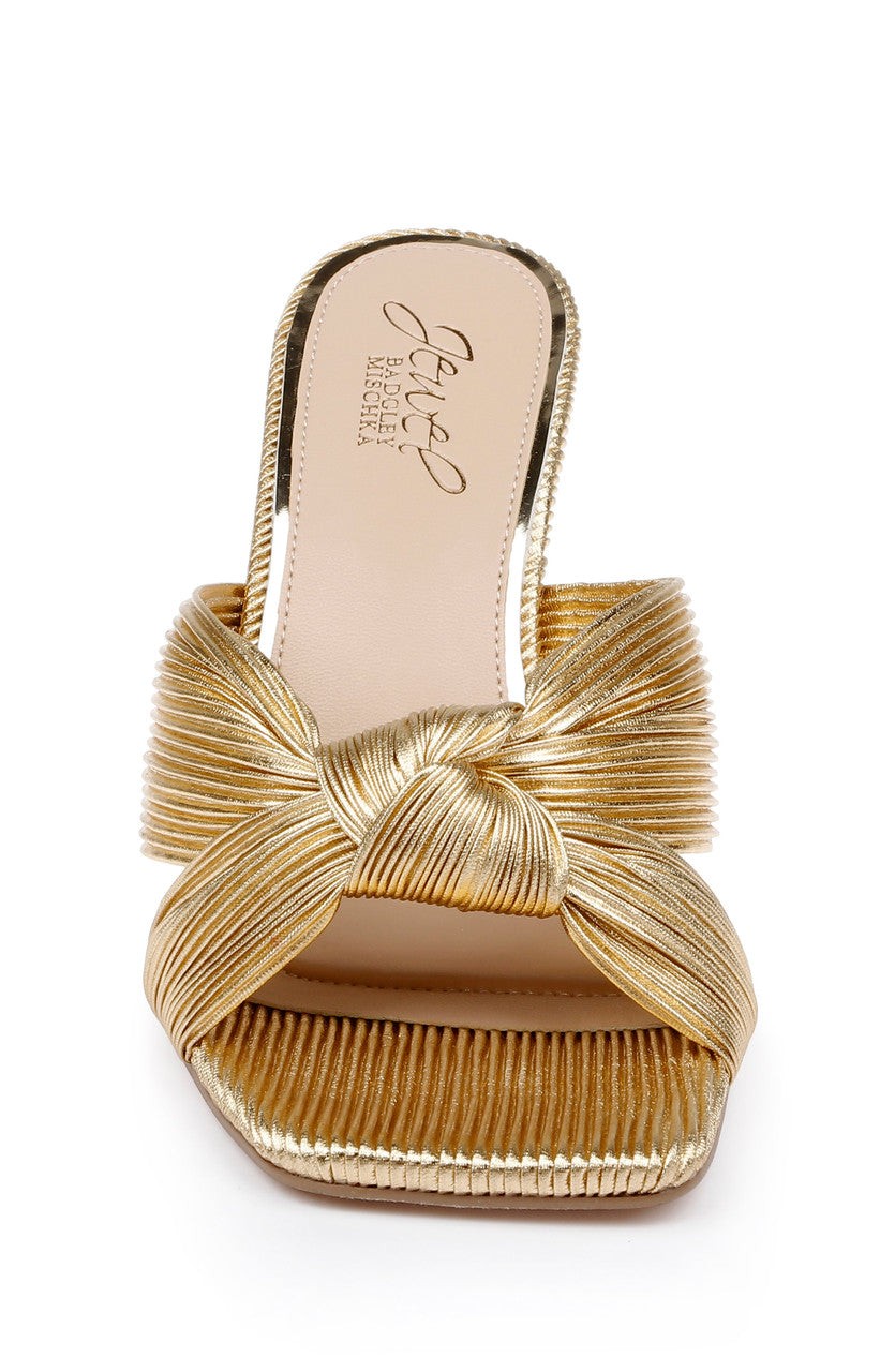 Hype Pleated Wedge Mule