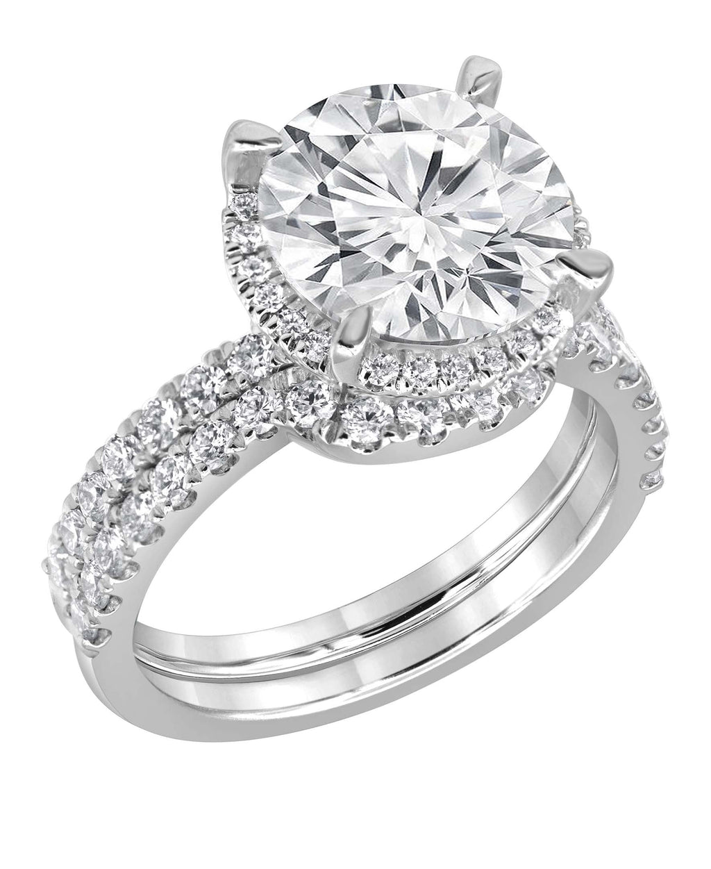 Diamond Rings Bridal Set