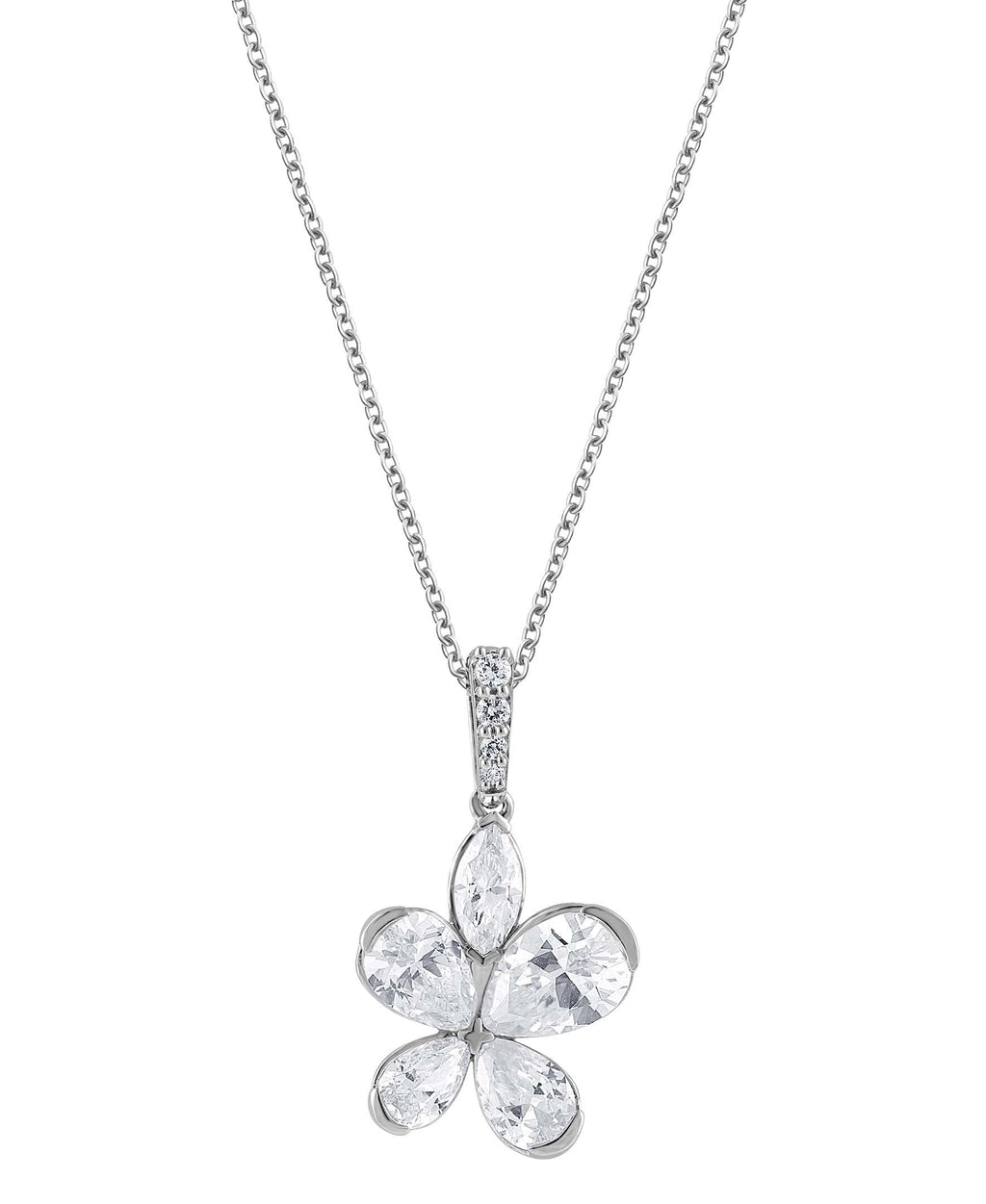Diamond Butterfly Pendant Necklace