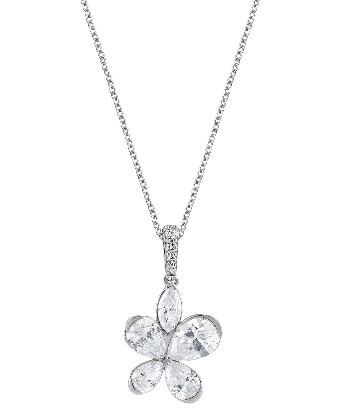 Diamond Butterfly Pendant Necklace