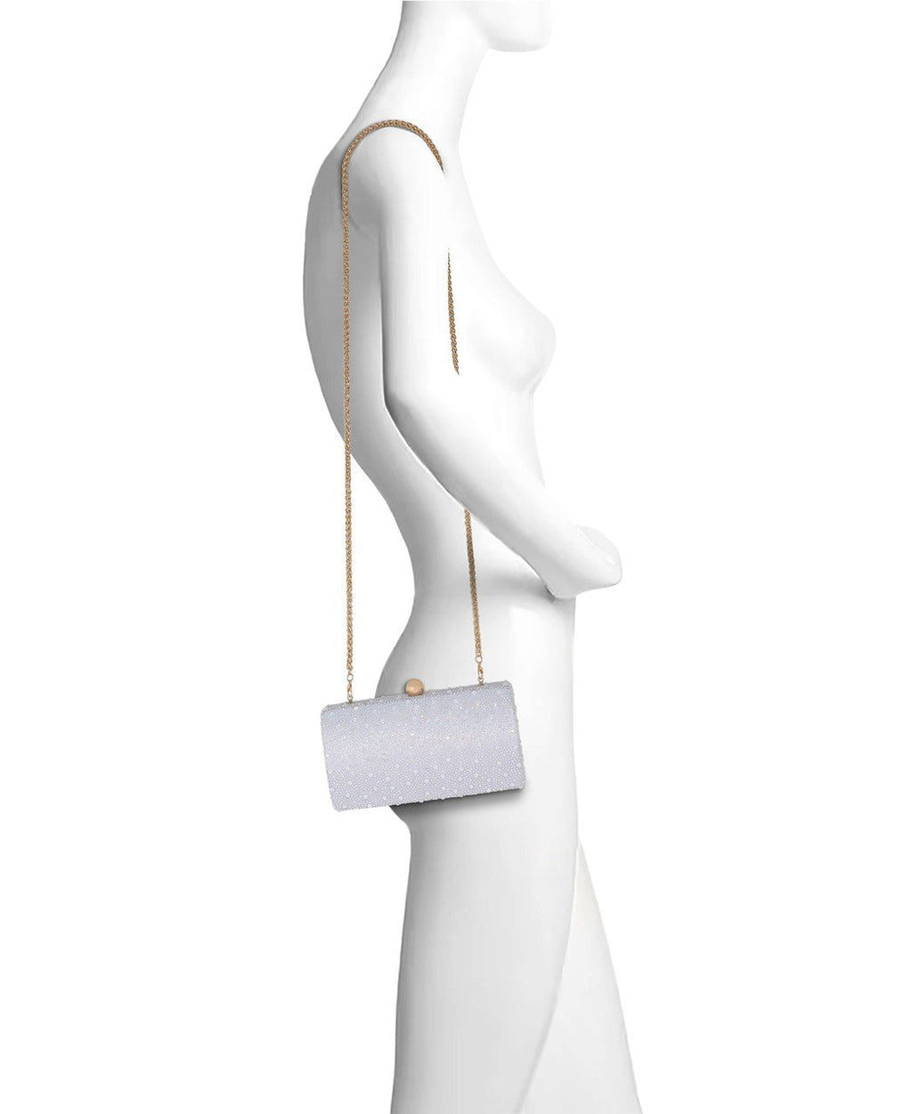 Heather Opal Crystal Minaudiere