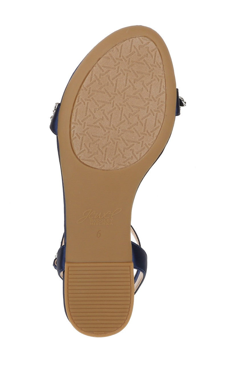 Ohara Minimalist Crystal Adorned Flats