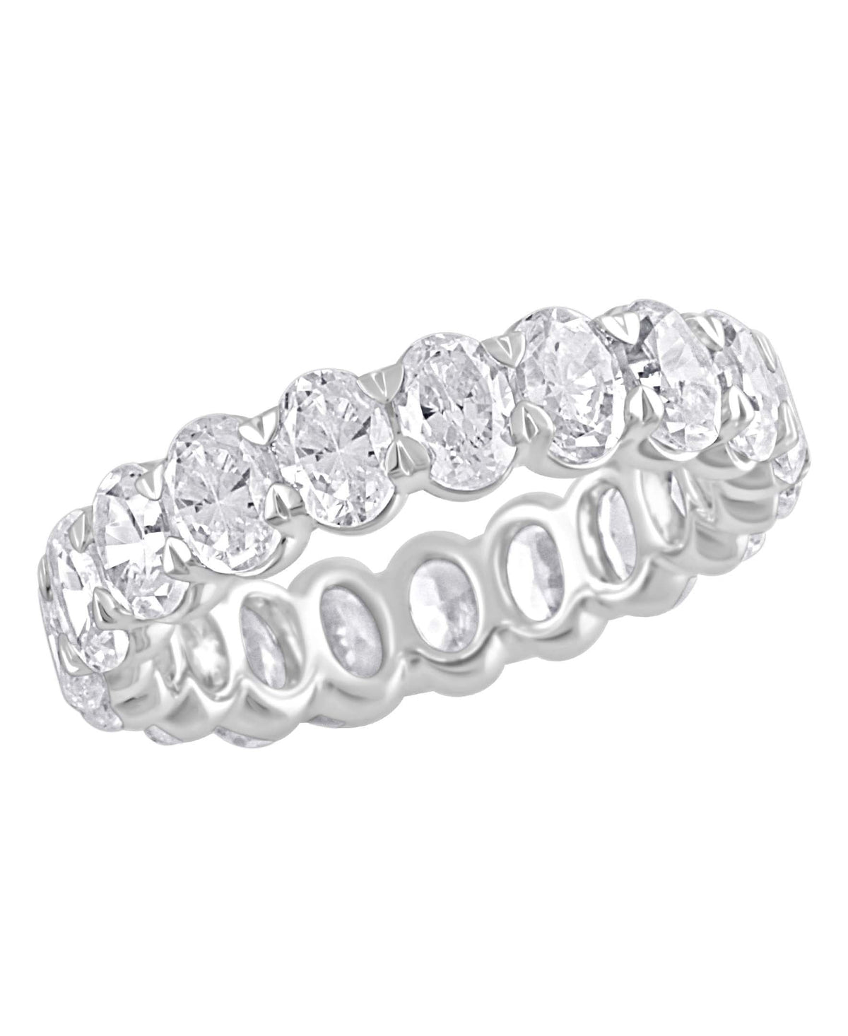Oval-Cut Eternity Band Ring