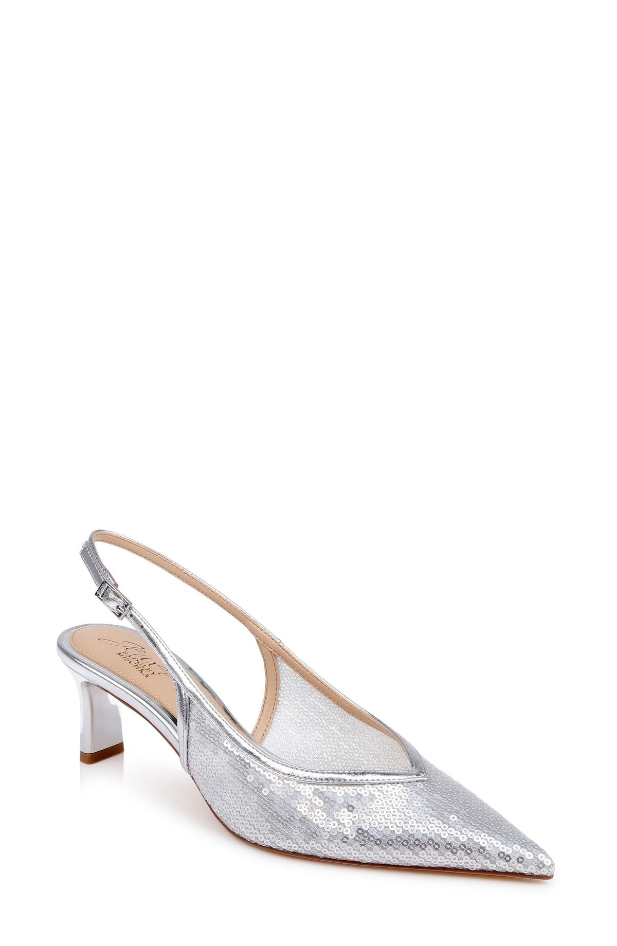 Zabelle Sequin Slingback Pump