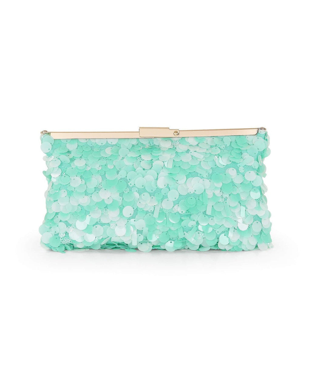 Briar Sequin Hinged Frame Clutch