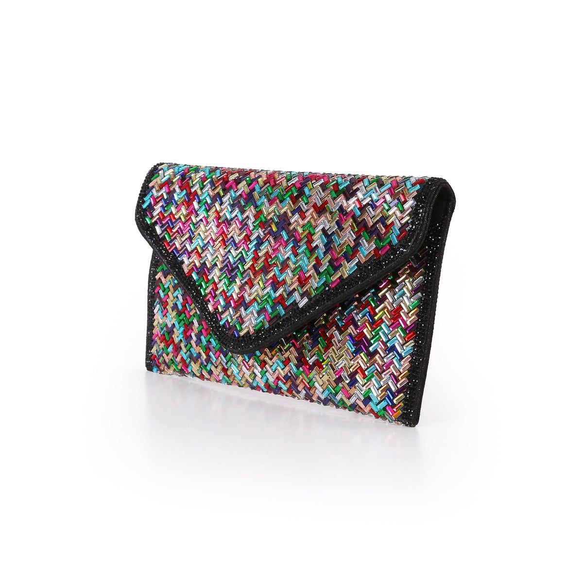 Bibi Slim Crystal Envelope Clutch