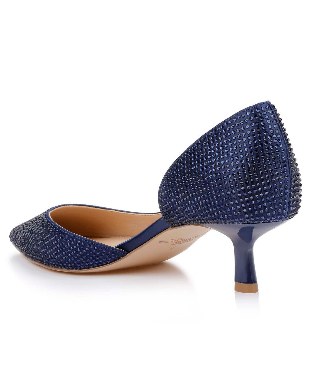 Teegan Pointed Toe Kitten Heel Pumps