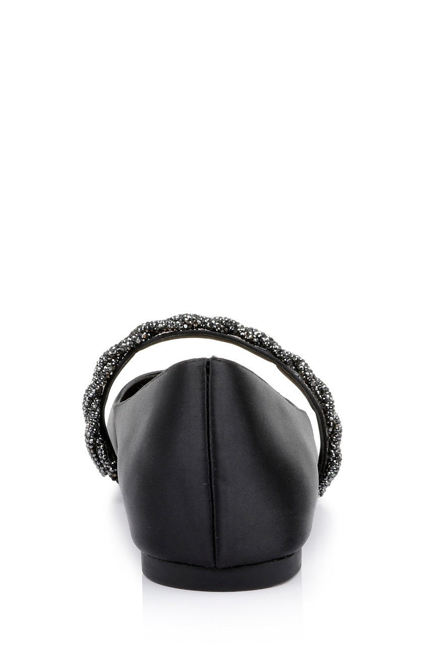 Vana Pointed Flats with Embellished Straps