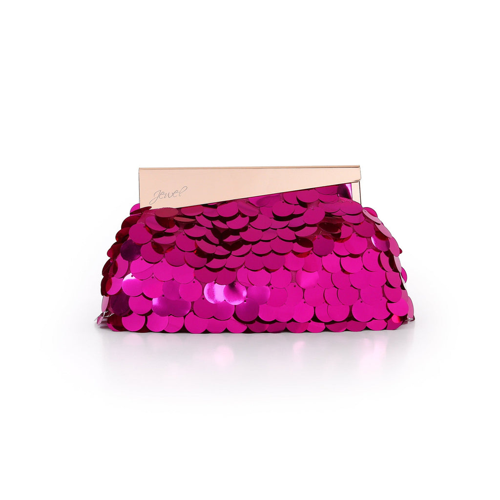 Edie Payette Sequin Pouch Clutch
