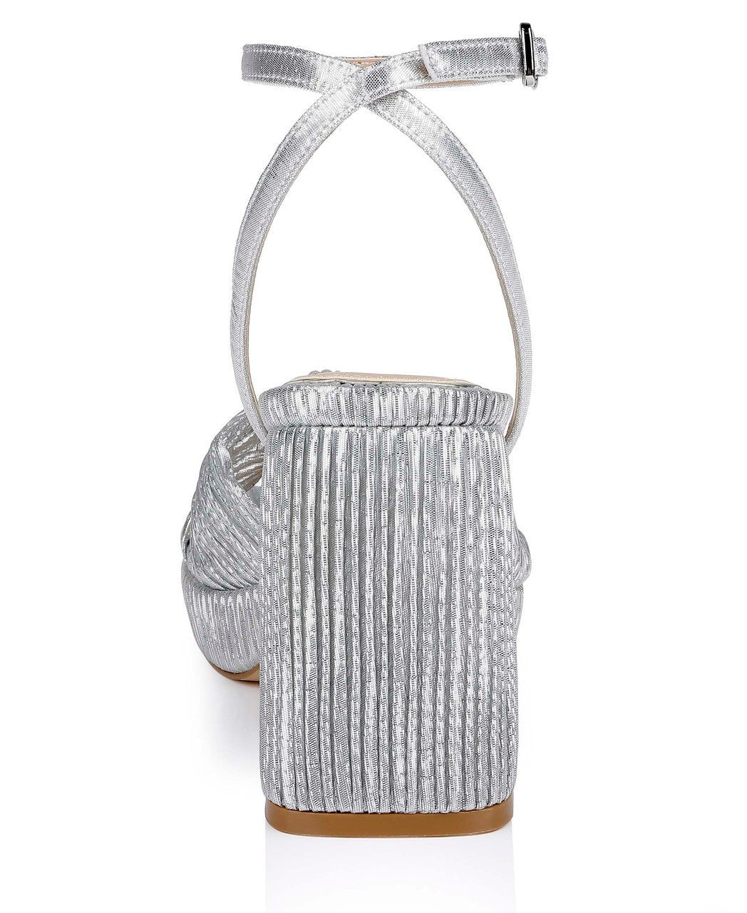 Tyler Ribbed Open Toe Block Heels