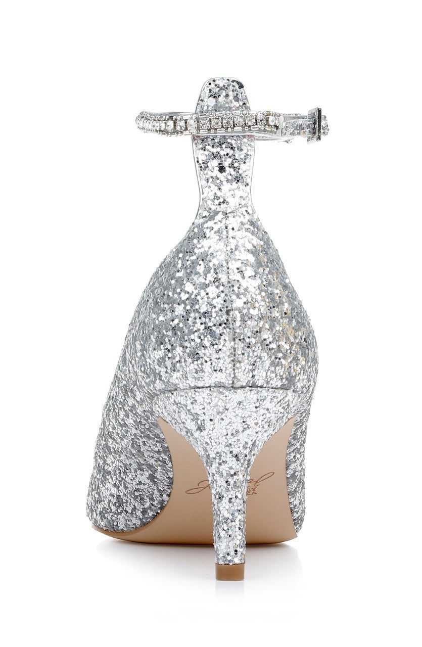 Jamila Ankle Strap Kitten Heel