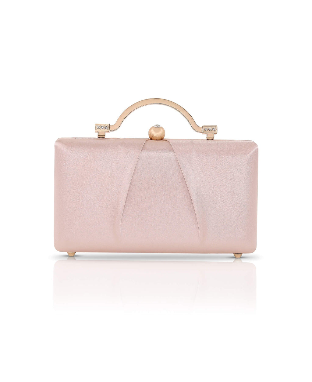 Emma Satin Minaudiere with Outer Pocket