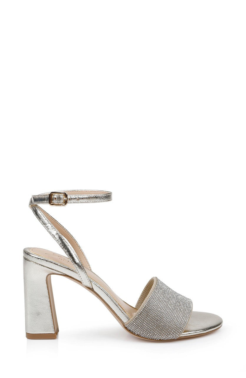 Hattie Block Heel Sandal with Ankle Strap