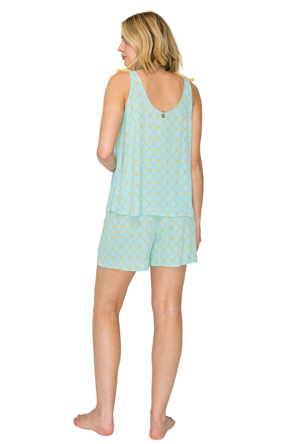 Luxe Crinkle Jersey Tank and Shorts Pajama Set