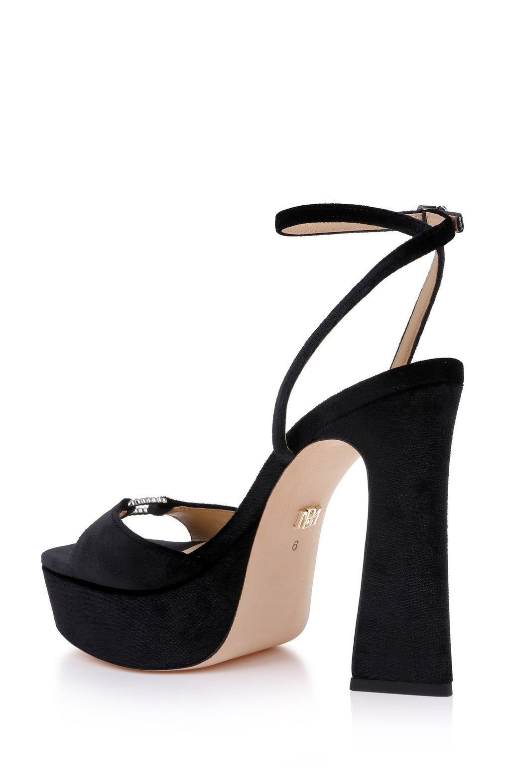 Romina Square Toe Ankle Strap Sandal