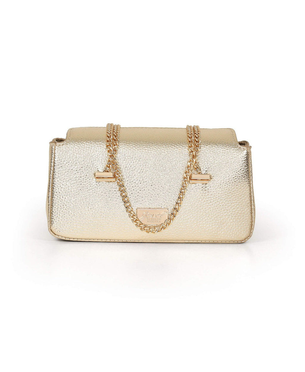 Senna Compact Faux Leather Box Clutch