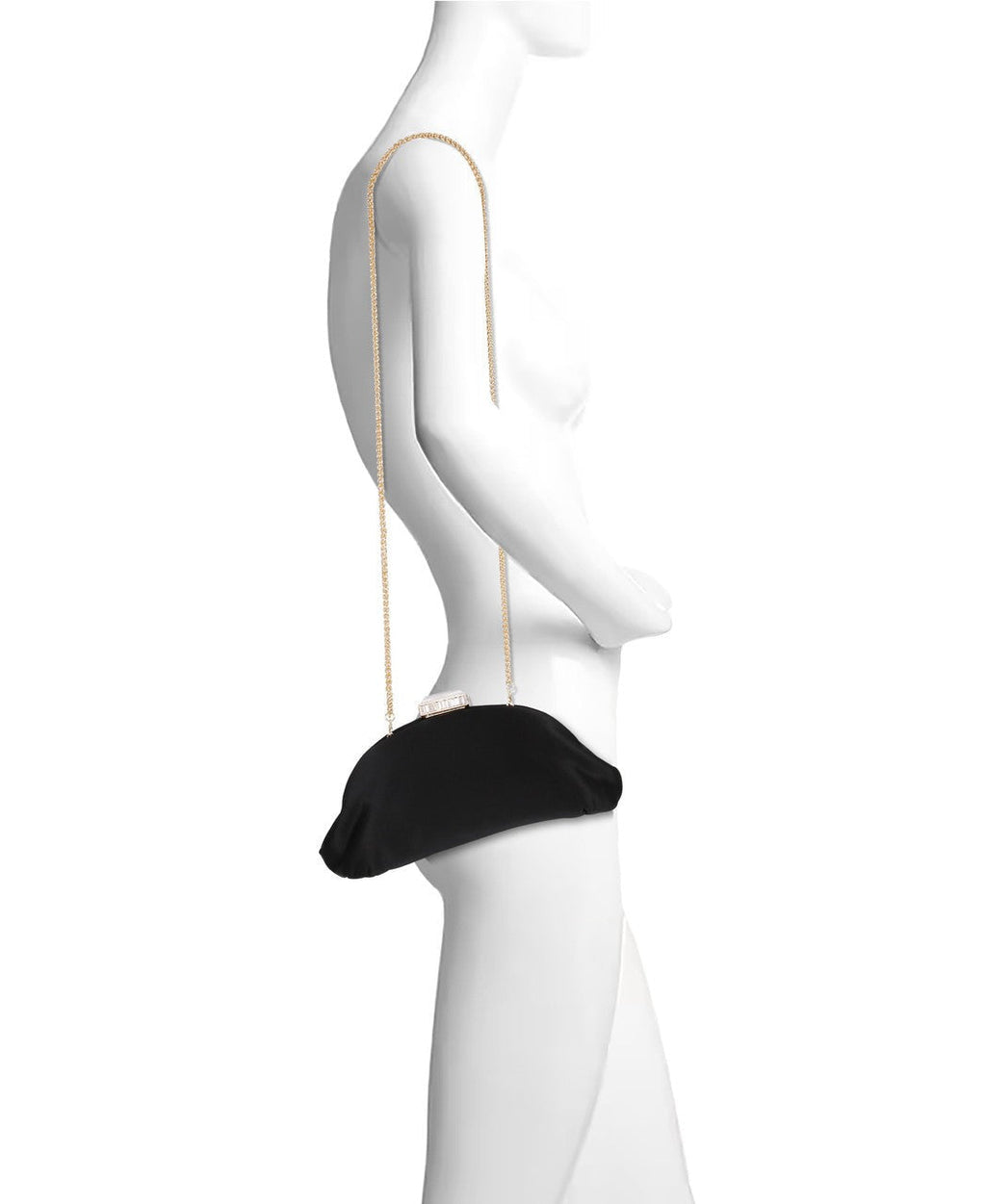 Leia Satin Pouch Clutch