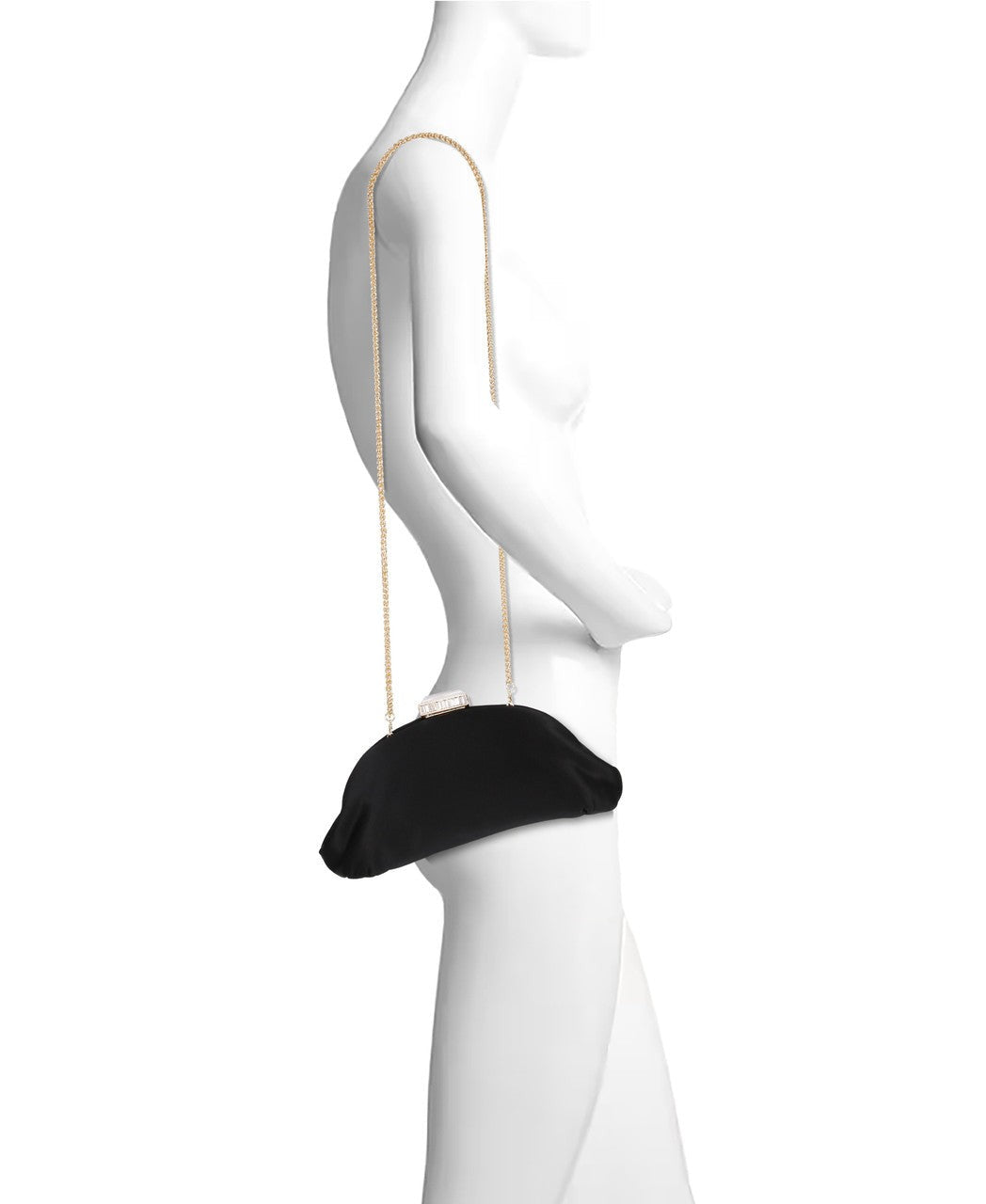 Leia Satin Pouch Clutch