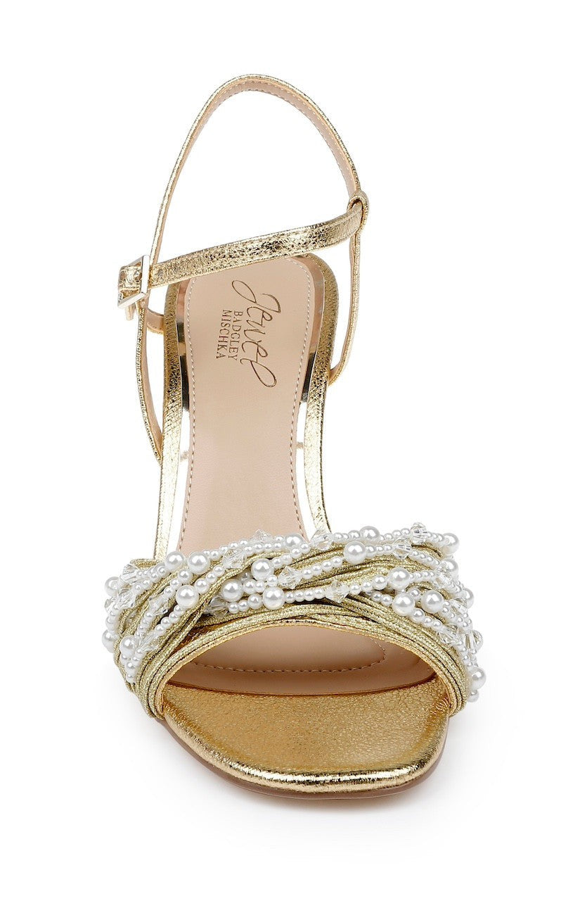 Fanny Pearl Stiletto Heel Sandals