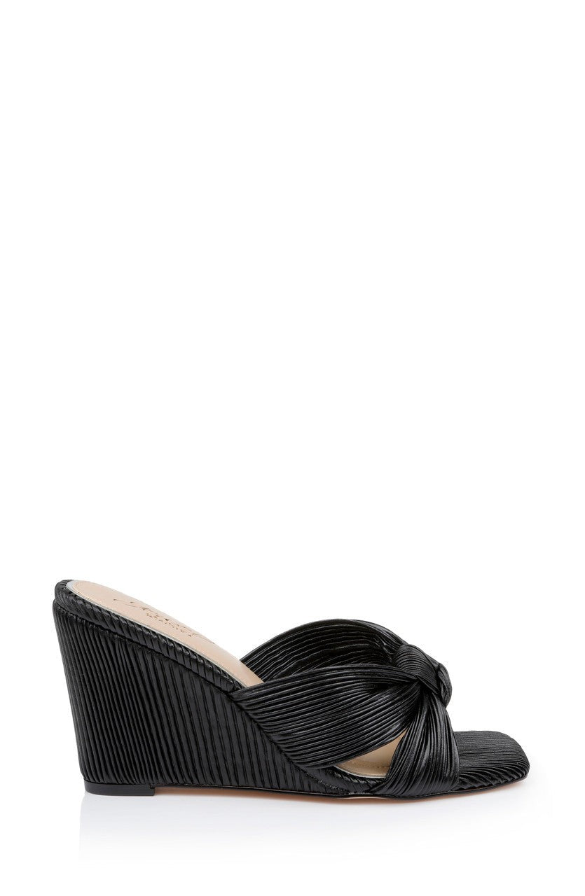 Hype Pleated Wedge Mule