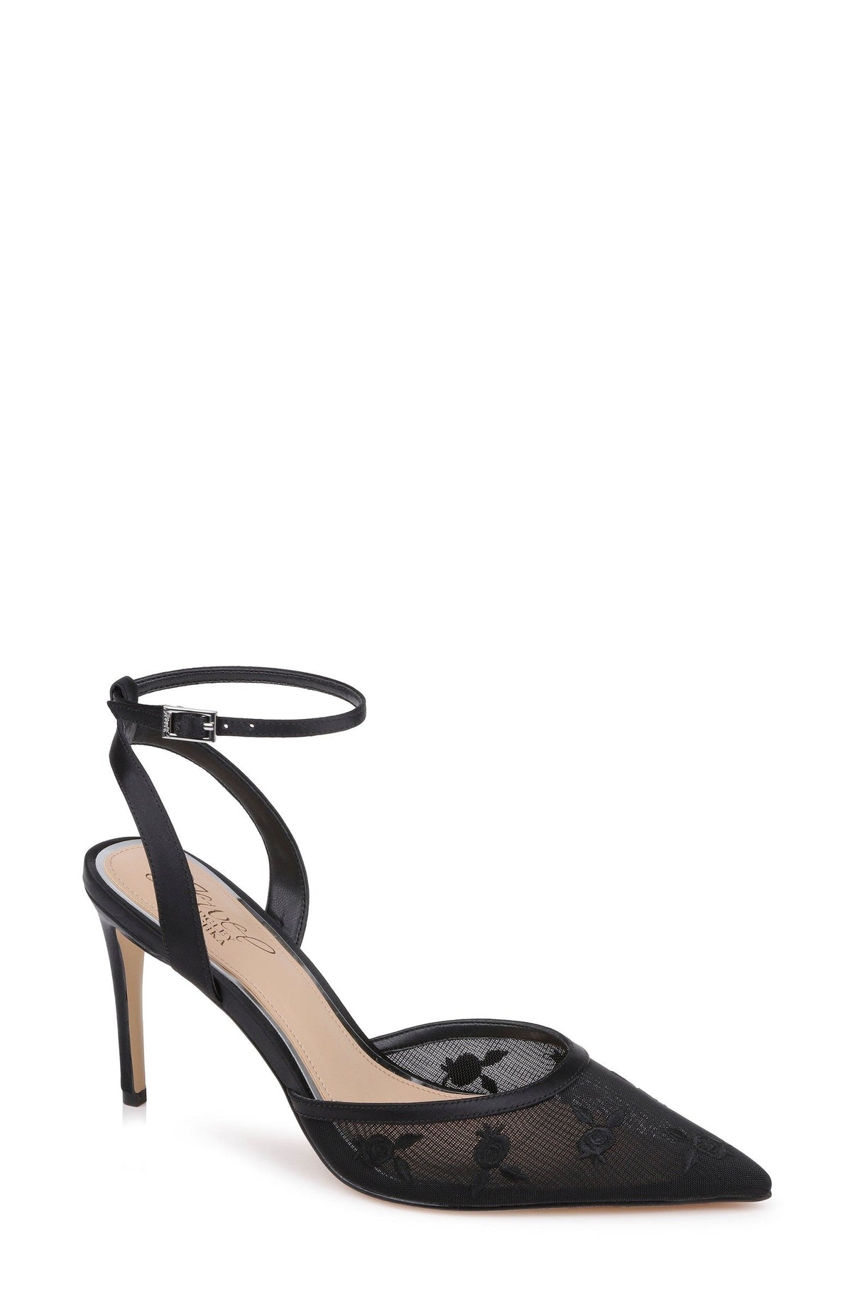 Zaida Pointed Toe Ankle Strap Pump