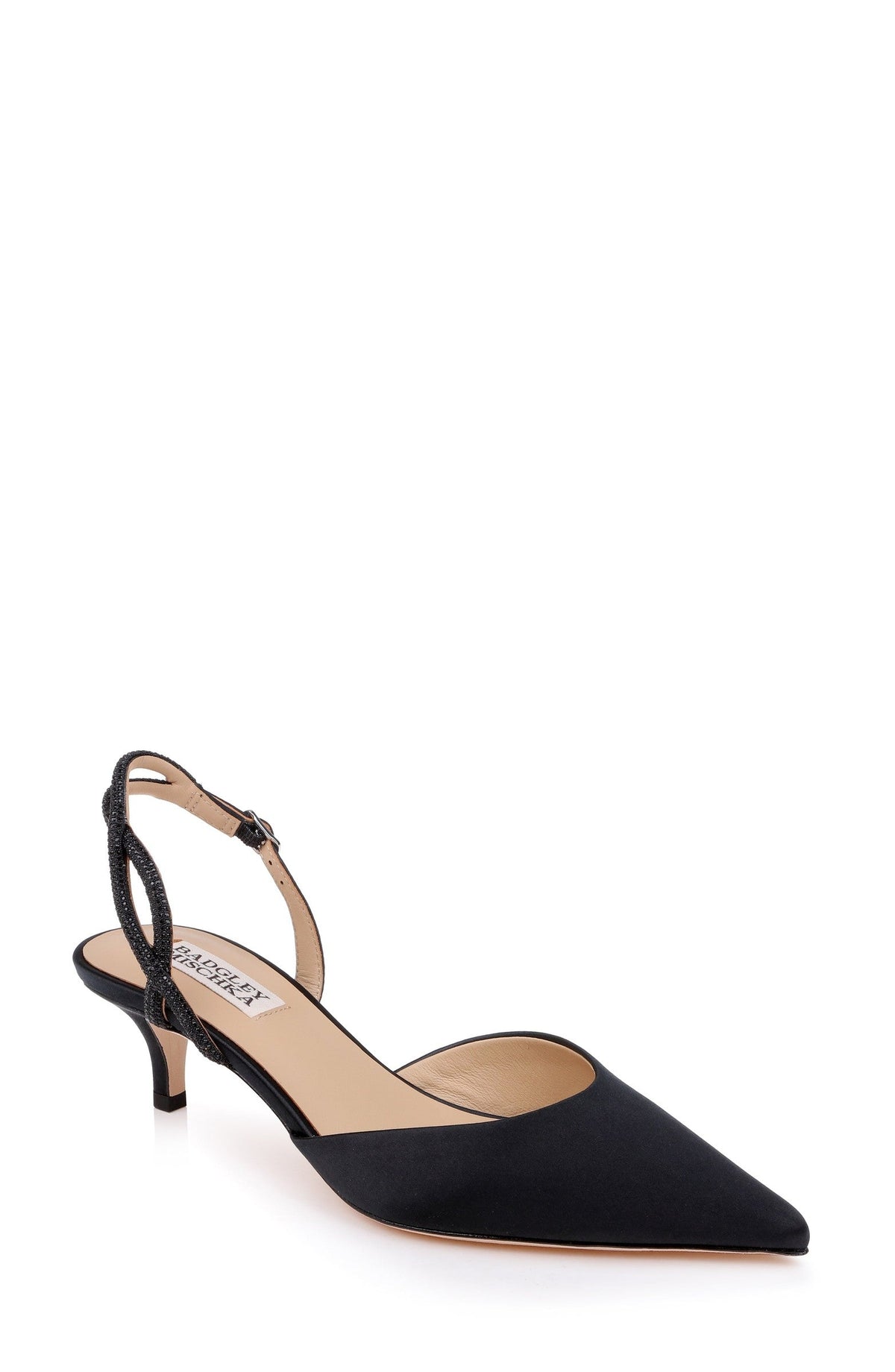 Yulianna Kitten Heel Slingback Pump