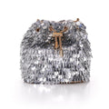Piper Sequin and Bugle Bead Bucket Bag