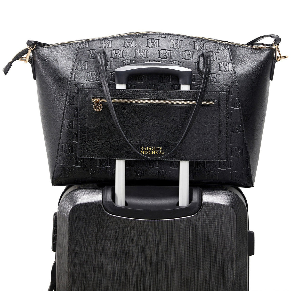 Caroline Vegan Leather Tote Weekender Travel Bag