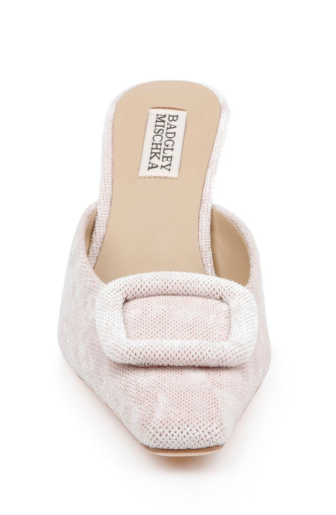 Graylynn Mid Heel Square Toe Mules