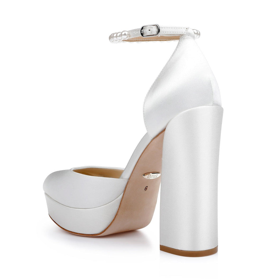 Felixa Platform with Gemstone Ankle Strap