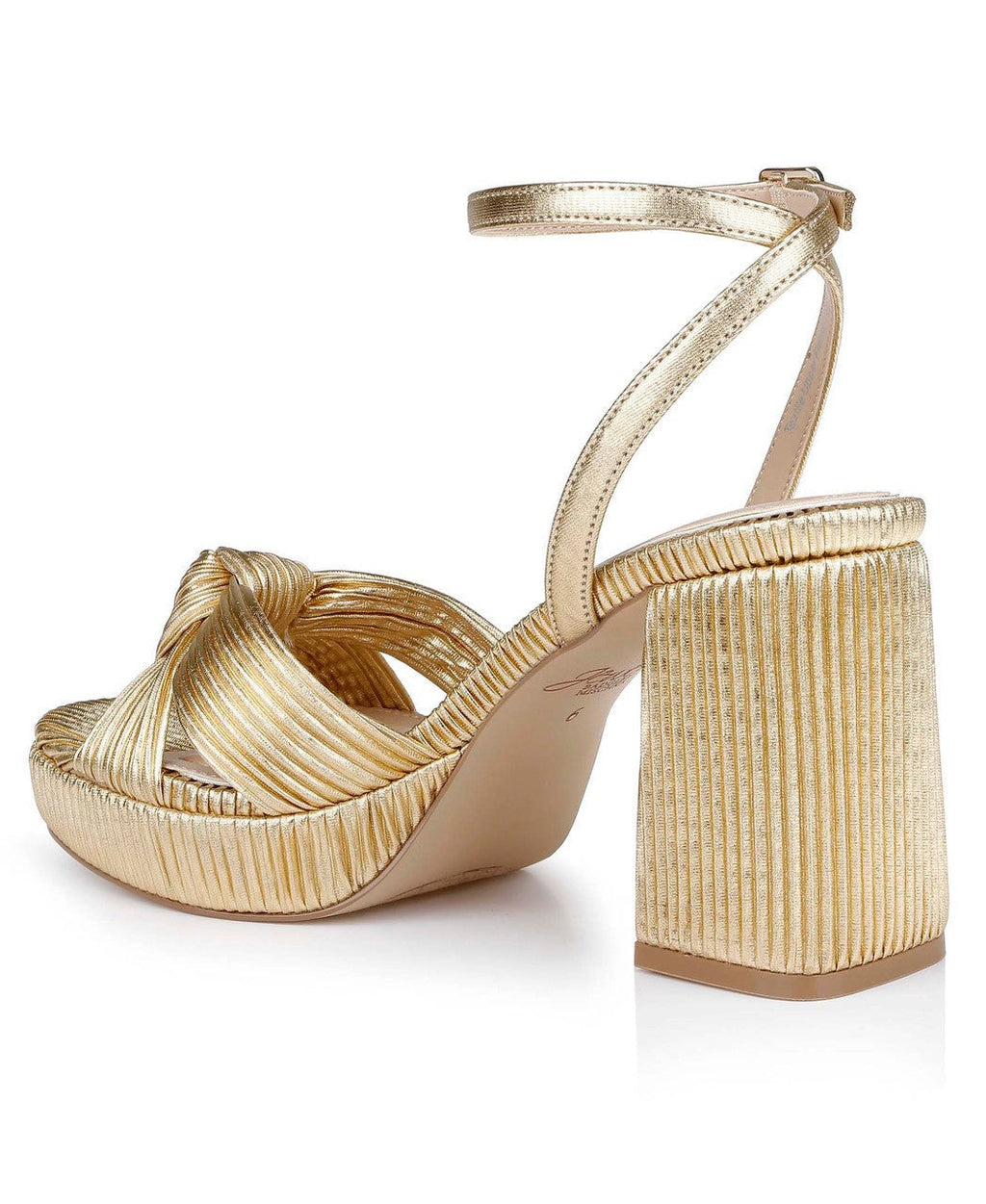 Tyler Ribbed Open Toe Block Heels