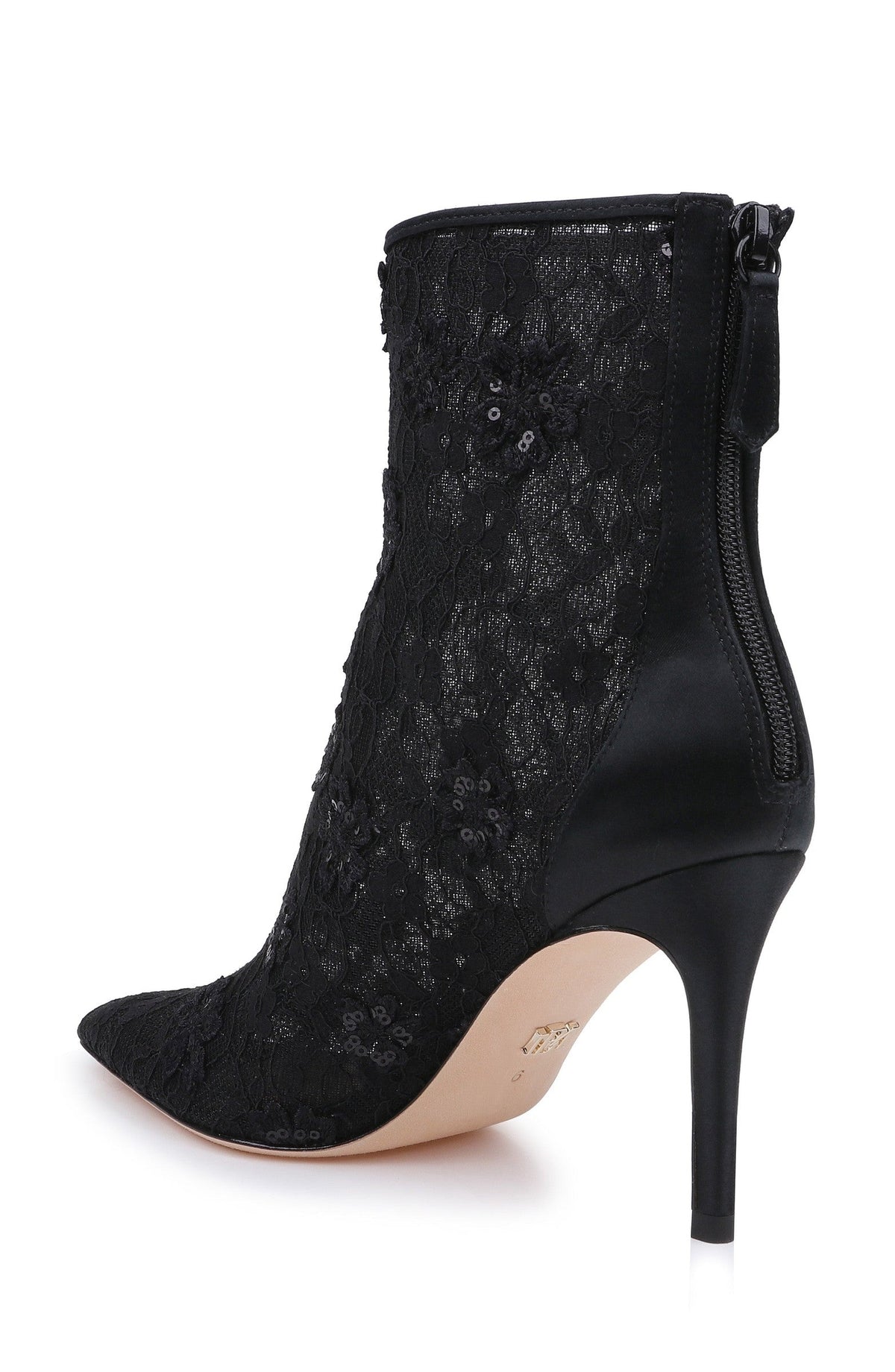 Raya Pointed Toe Zip-Up Ankle Boot