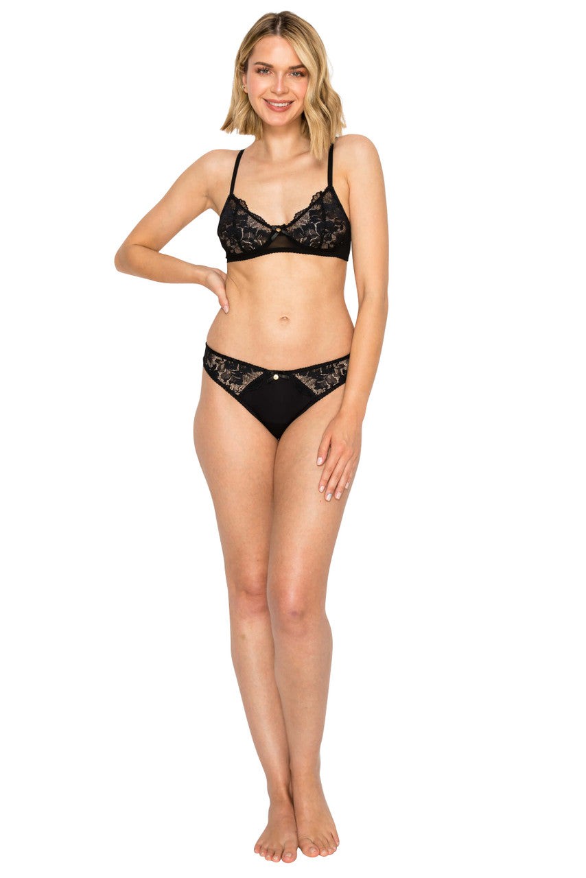 Luxe Floral Lace Thong