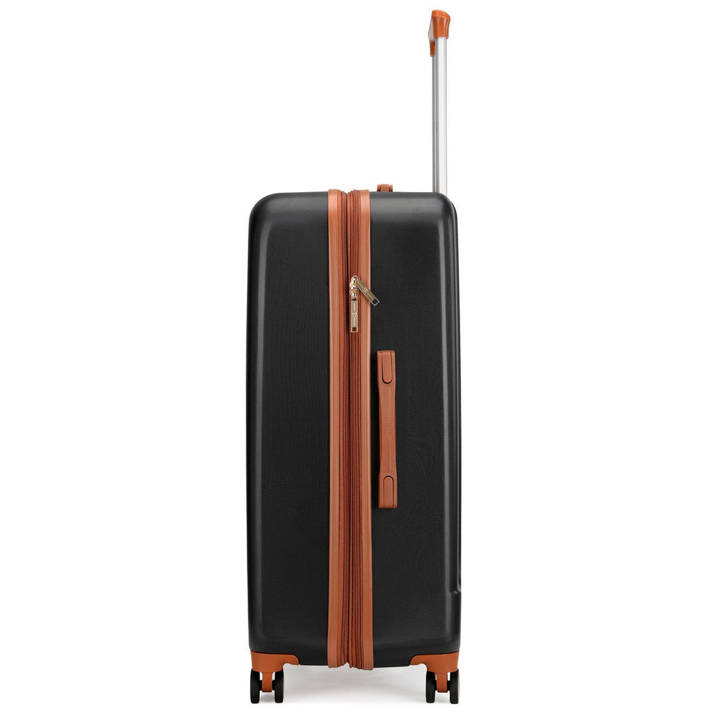 Mia 3 Piece Expandable Retro Luggage Set