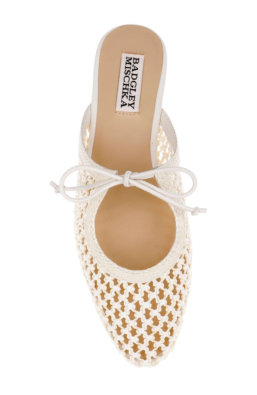 Xailee Woven Pointed Toe Mule